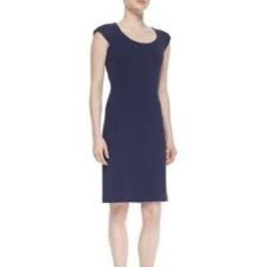 Diane Von Furstenberg DVF April Stretch Ponte Jersey Fitted Purple Haze Dress 4‎